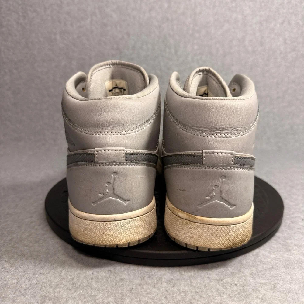Jordan 1 Mid Cool Grey Mens Sneakers 554724-033 Size 12